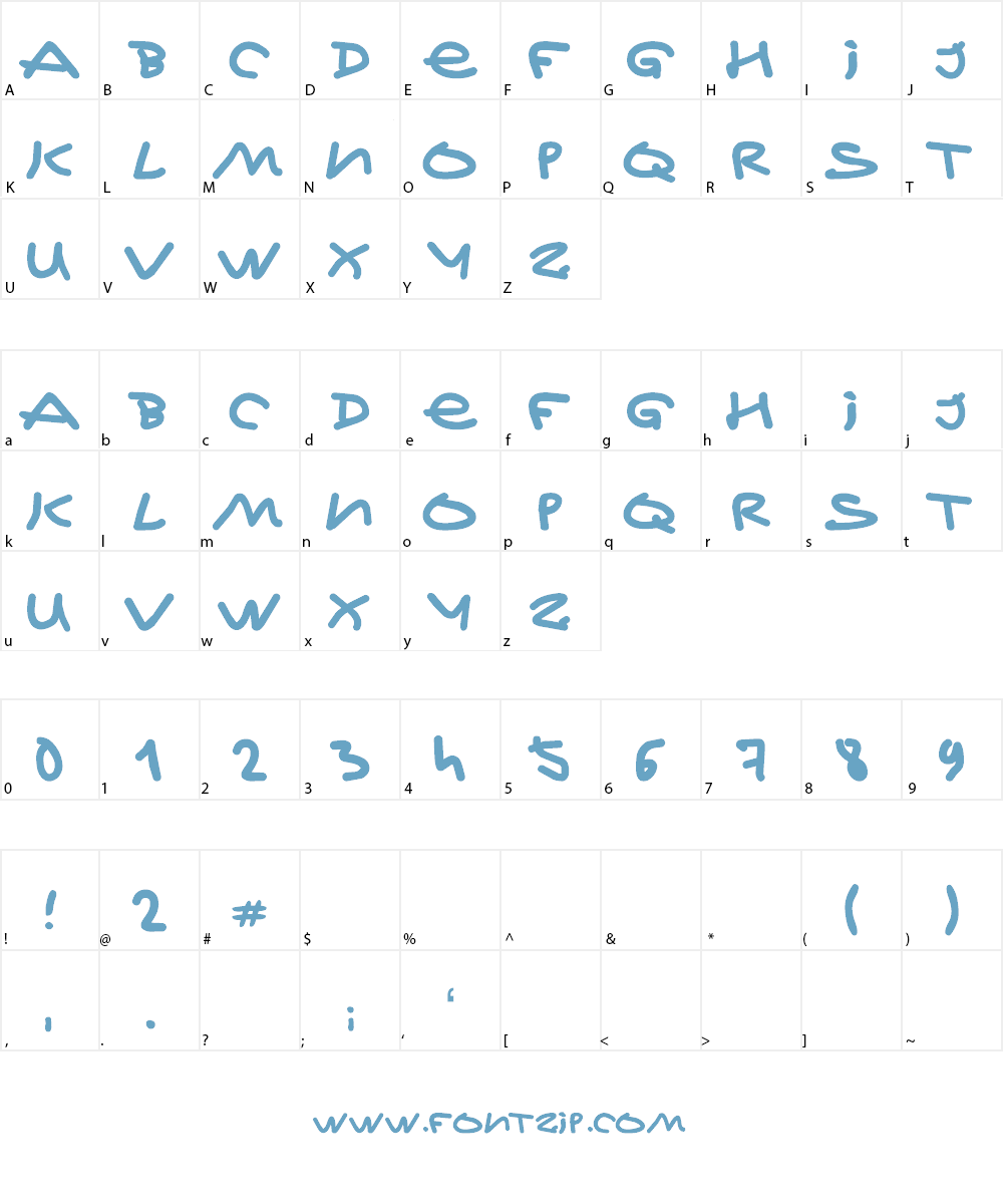 Jeff Kovalsky Font Character
